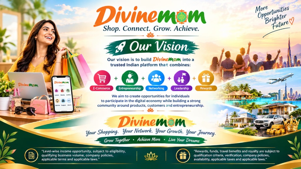 DivineMom Vision - Shop Connect Grow Achieve
